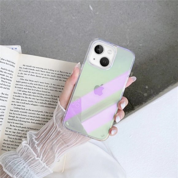 Purple Iridescent Slim Case for iPhone 14 Plus - Picture 2 of 5